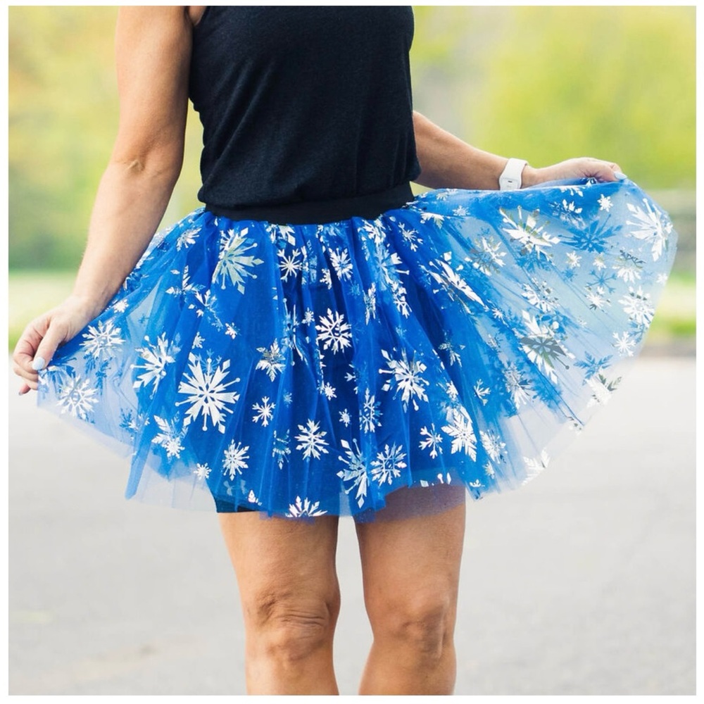 NWOT Gone For A Run Runners Printed Tutu - Snow Princess - Picture 2 of 9